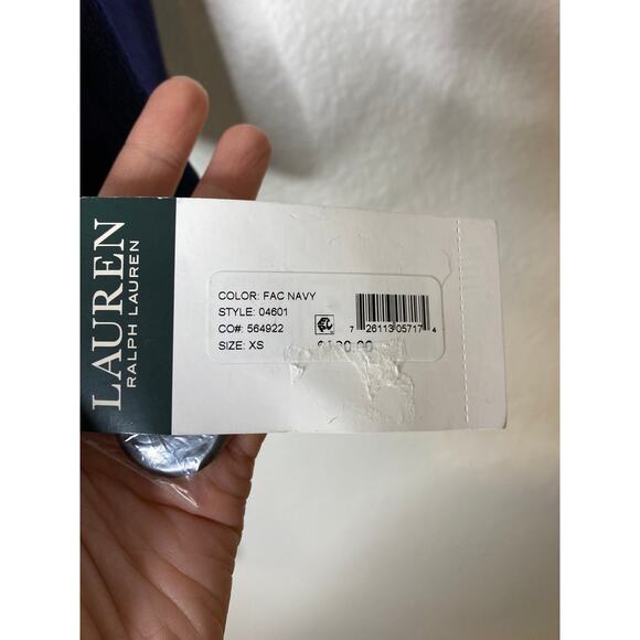 Lauren Ralph Lauren NWT Wool Blend Navy Coat - Picture 4 of 9